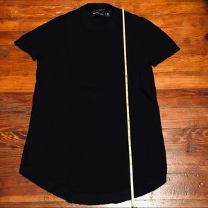 Abercrombie Cotton Pima Textured Knit Tee - Black